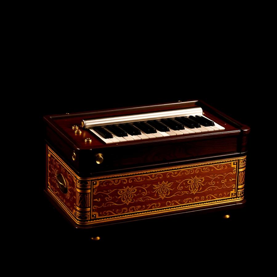 3-Reed Portable Harmonium